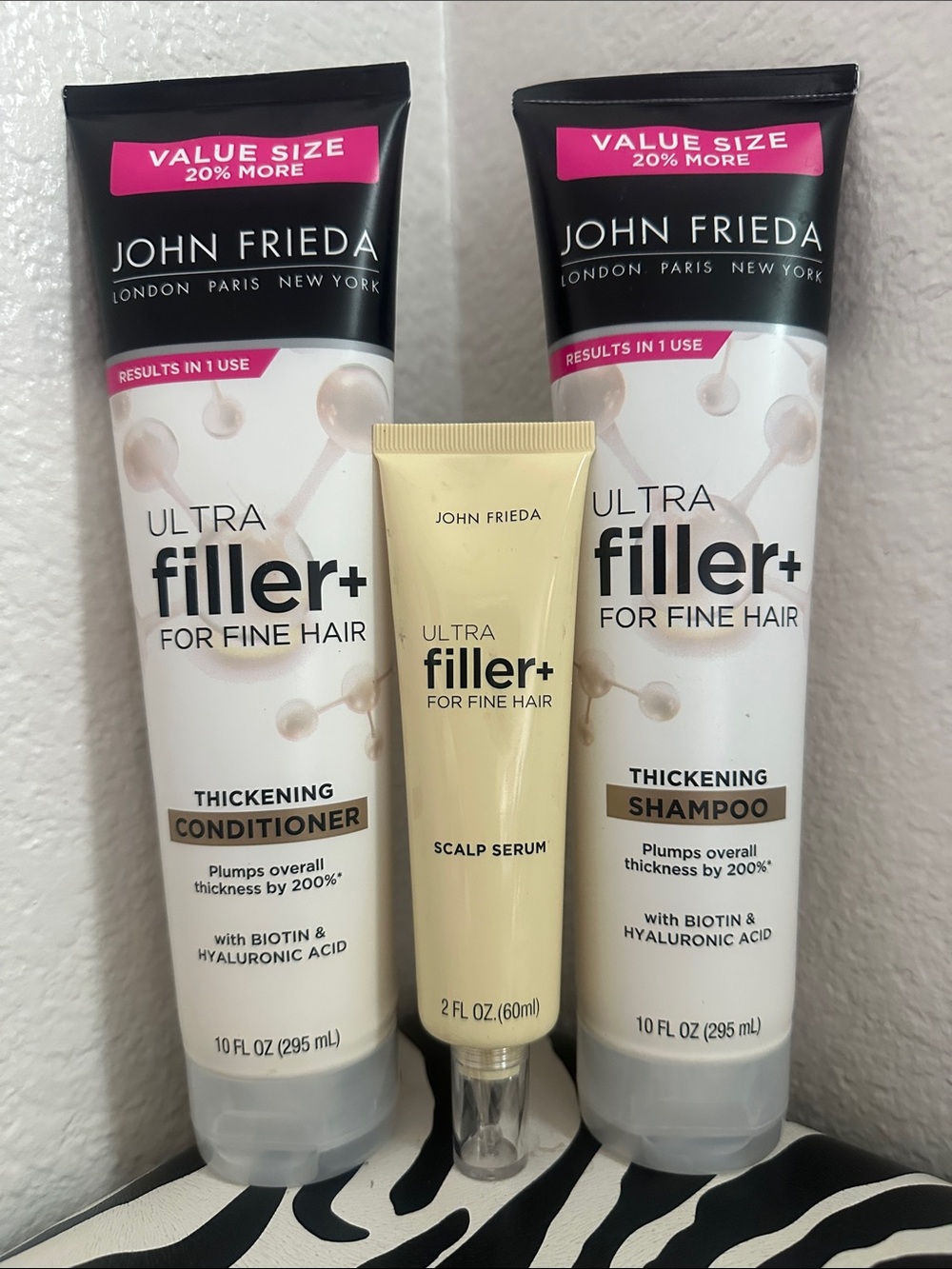 John Frieda Ultra Filler+ Hair Care Trio-brand new, never used-originally packed